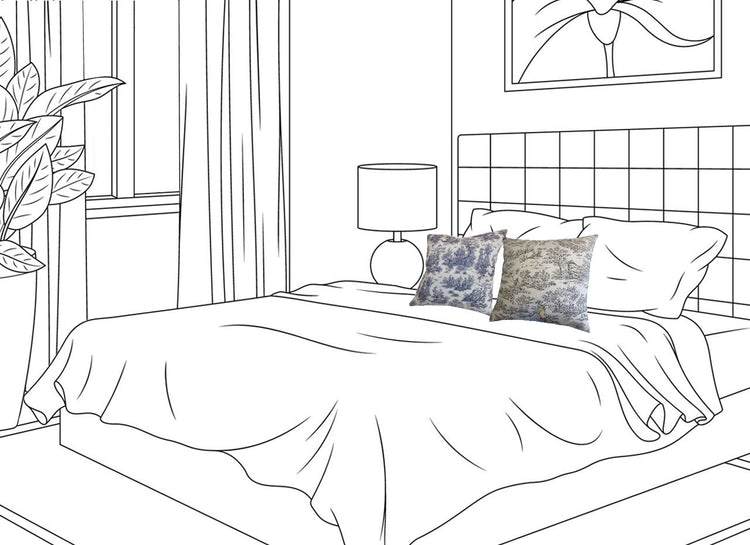 Toile Throw Pillows