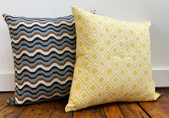 Geometric Patterned Throw Pillows