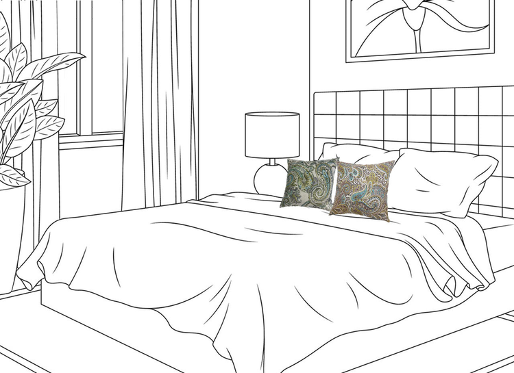 Paisley Throw Pillows