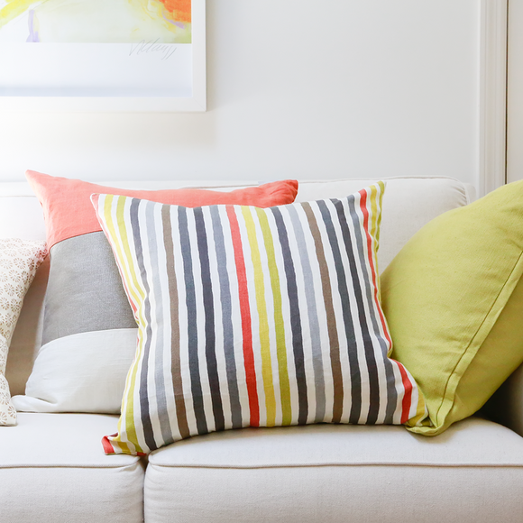 Striped Patterned Throw Pillows