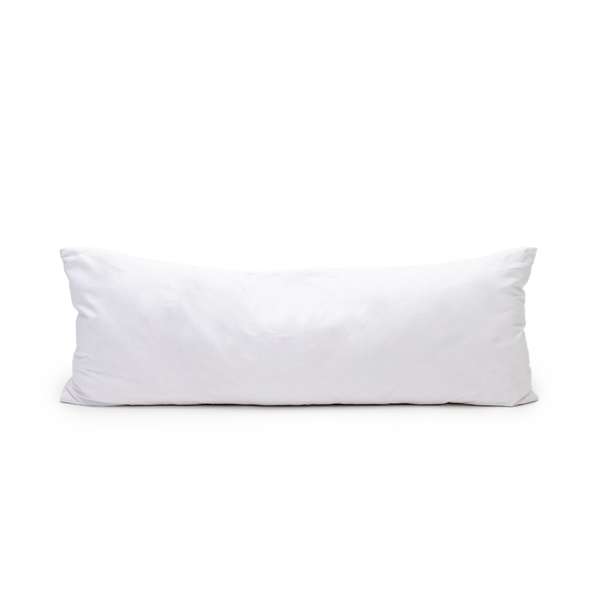 Cloth & Stitch Lumbar Pillow Insert in Down Feather - 14" x 36"