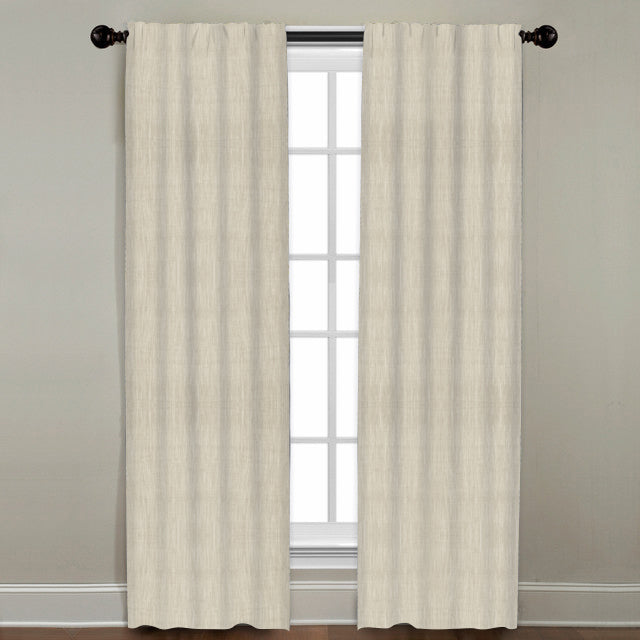 Solid Linen Window Panel