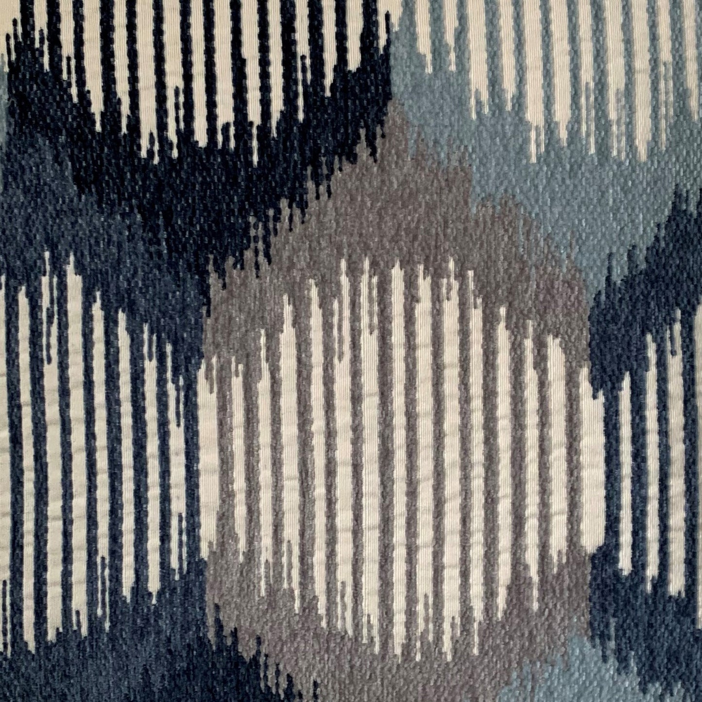 Blue Geometric Throw Pillow Cover