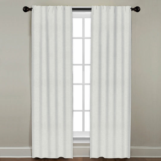 Solid Linen Window Panel