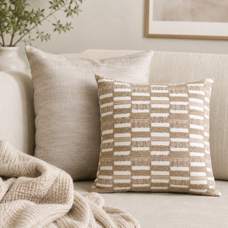 Neutral Throw Pillow Covers