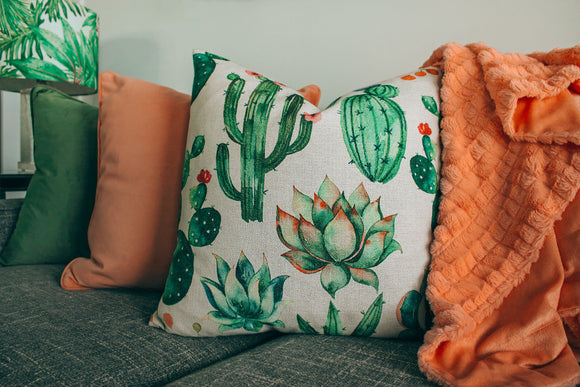 Print Patterned Throw Pillows