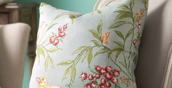 Floral Patterned Throw Pillows