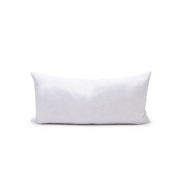 Cloth & Stitch Lumbar Pillow Insert in Down Feather - 12" x 24"