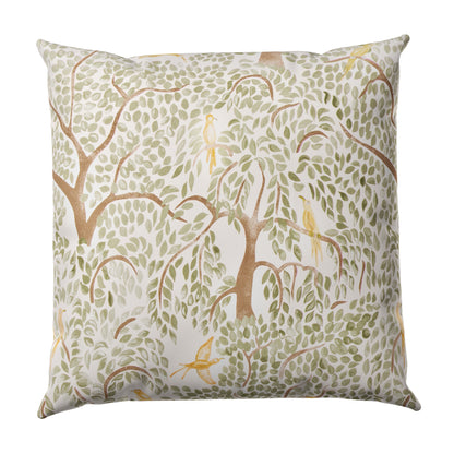 Whispering Canopy Throw Pillow Cover