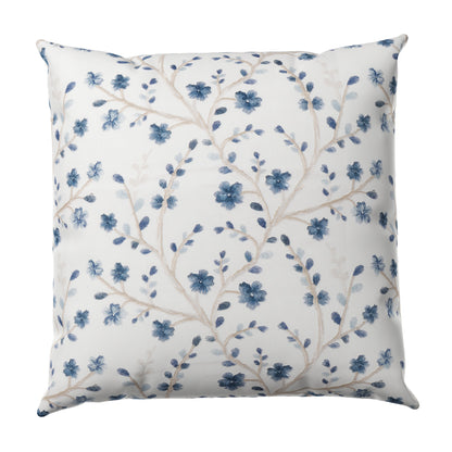 Willow Bloom Throw Pillow Cover