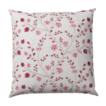 Willow Bloom Throw Pillow Cover