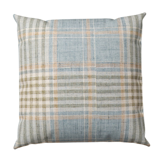 Heritage Grid Plaid Throw Pillow Cover