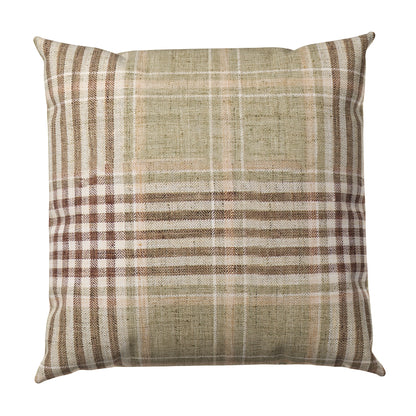 Heritage Grid Plaid Throw Pillow Cover