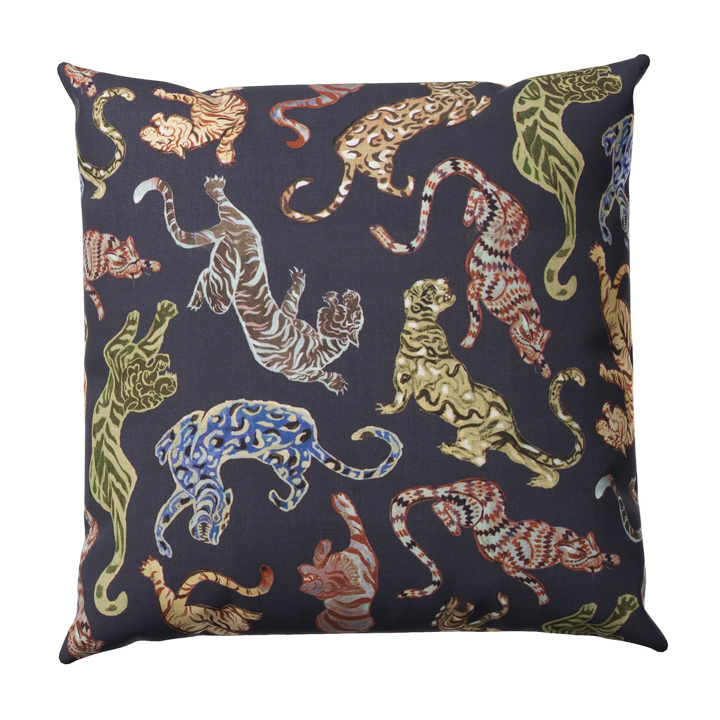 Midnight Safari Throw Pillow Cover