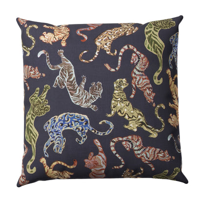 Midnight Safari Throw Pillow Cover