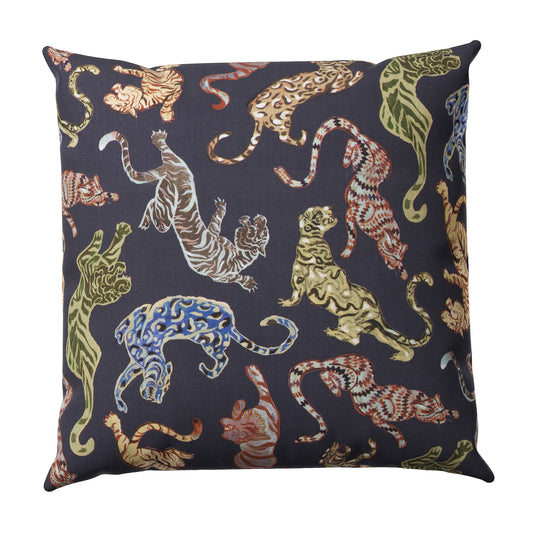 Midnight Safari Throw Pillow Cover