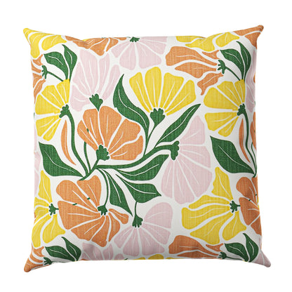 Petal Reverie Throw Pillow Cover