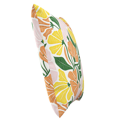 Petal Reverie Throw Pillow Cover
