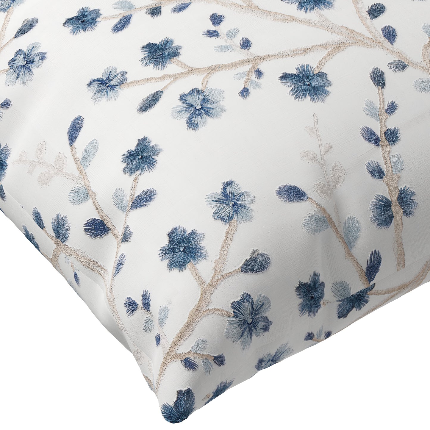 Willow Bloom Throw Pillow Cover