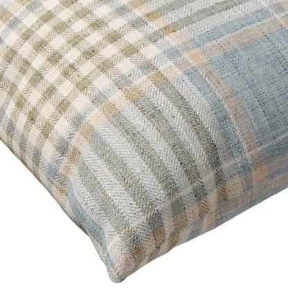 Heritage Grid Plaid Throw Pillow Cover