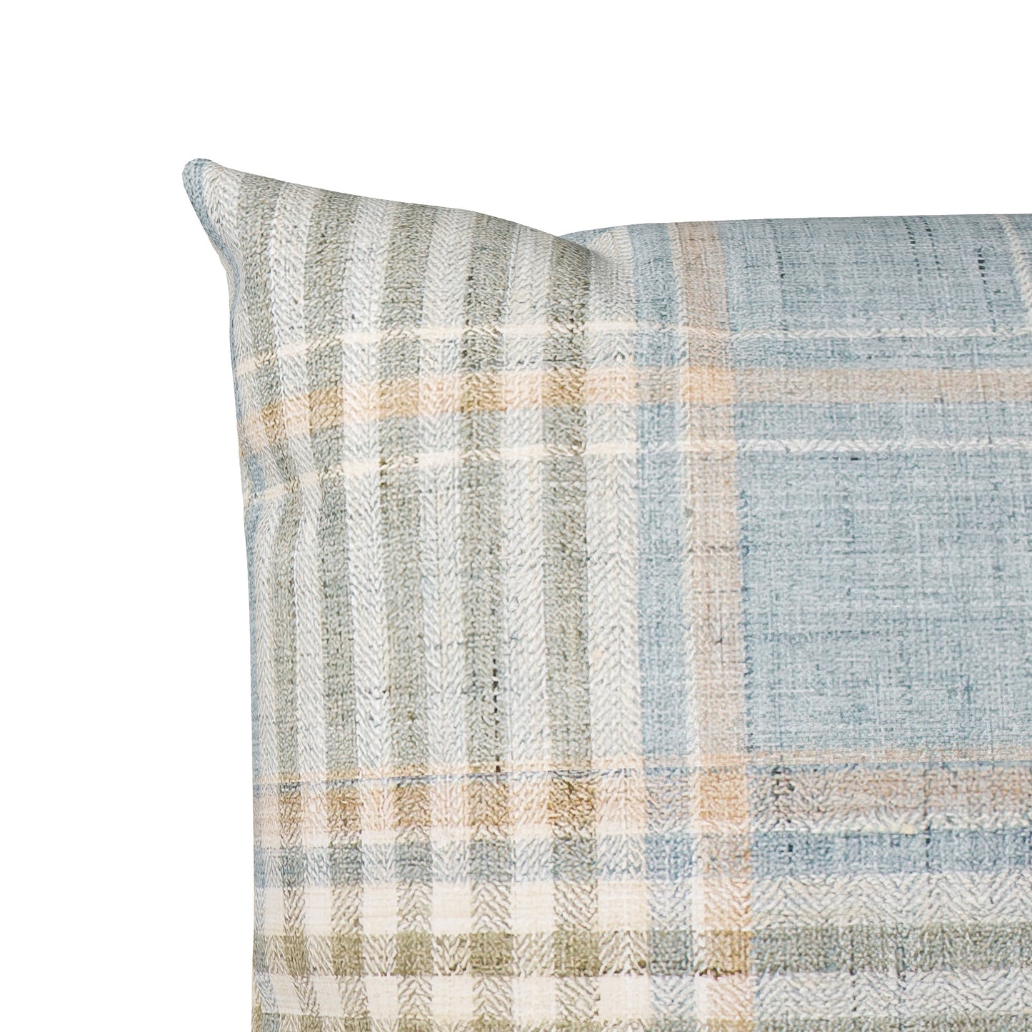 Heritage Grid Plaid Throw Pillow Cover