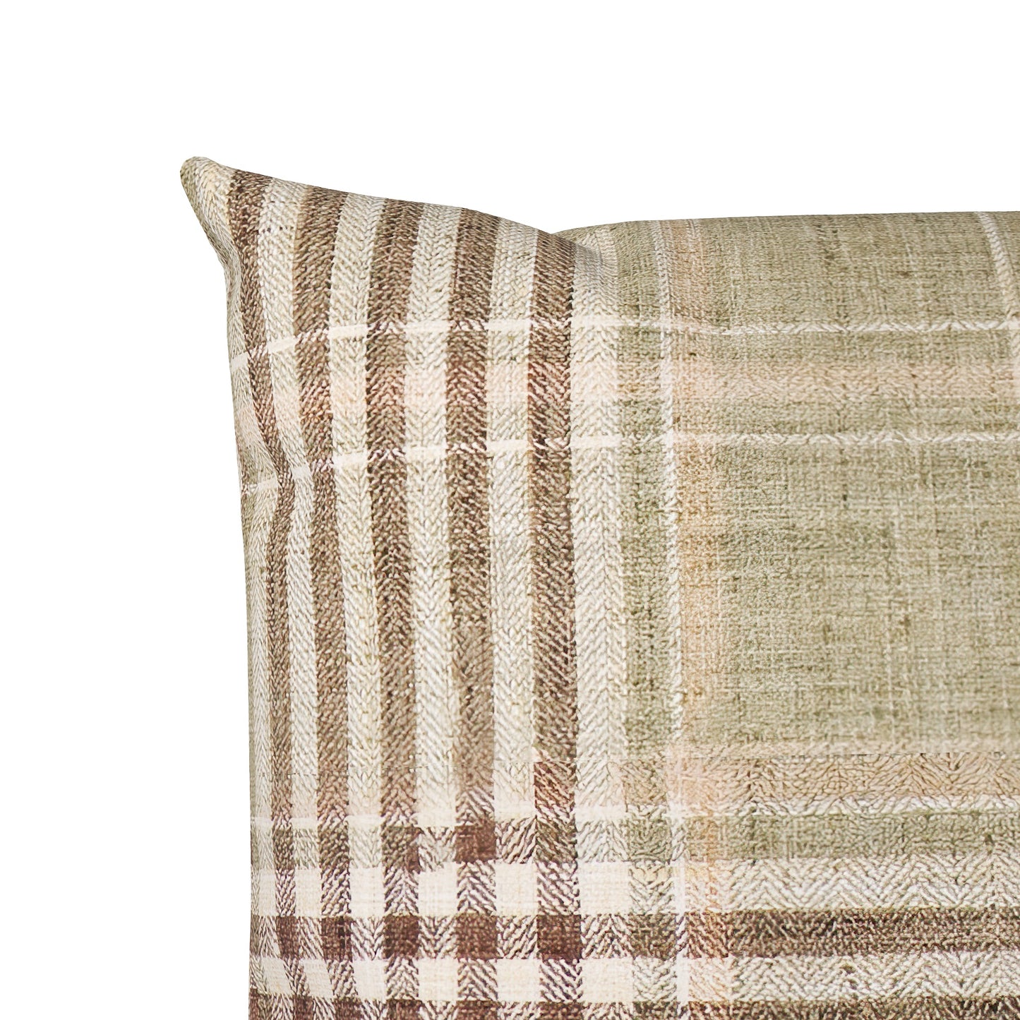 Heritage Grid Plaid Throw Pillow Cover