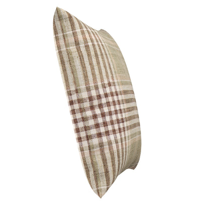 Heritage Grid Plaid Throw Pillow Cover