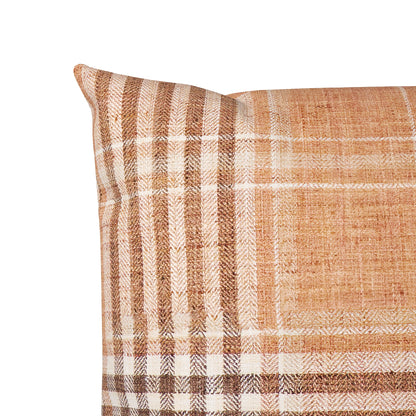 Heritage Grid Plaid Throw Pillow Cover