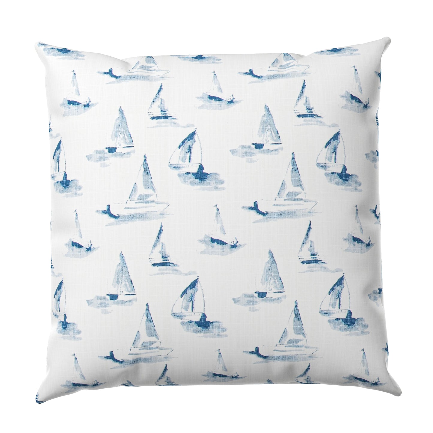 Regatta Sketch Throw Pillow Cover