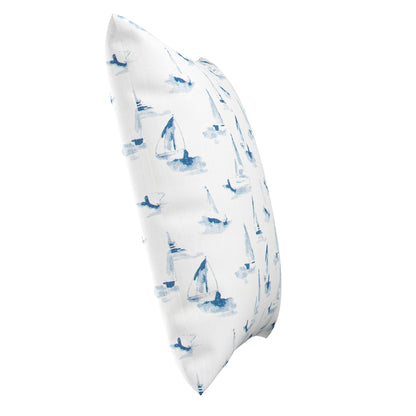 Regatta Sketch Throw Pillow Cover
