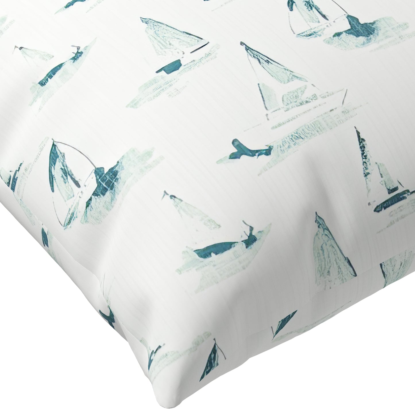 Regatta Sketch Throw Pillow Cover