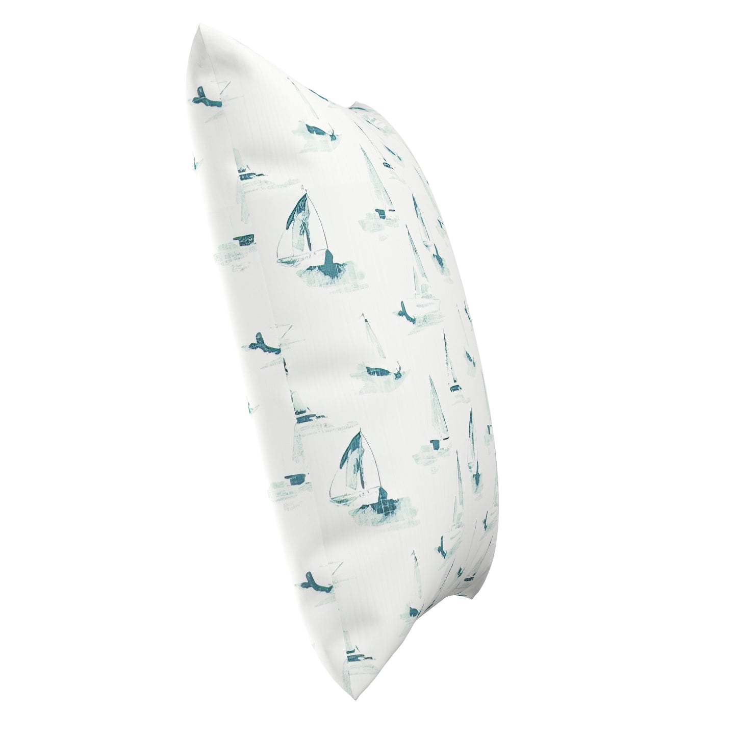 Regatta Sketch Throw Pillow Cover