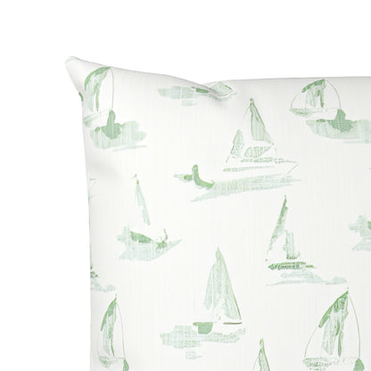 Regatta Sketch Throw Pillow Cover