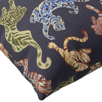 Midnight Safari Throw Pillow Cover