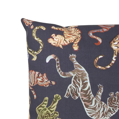 Midnight Safari Throw Pillow Cover