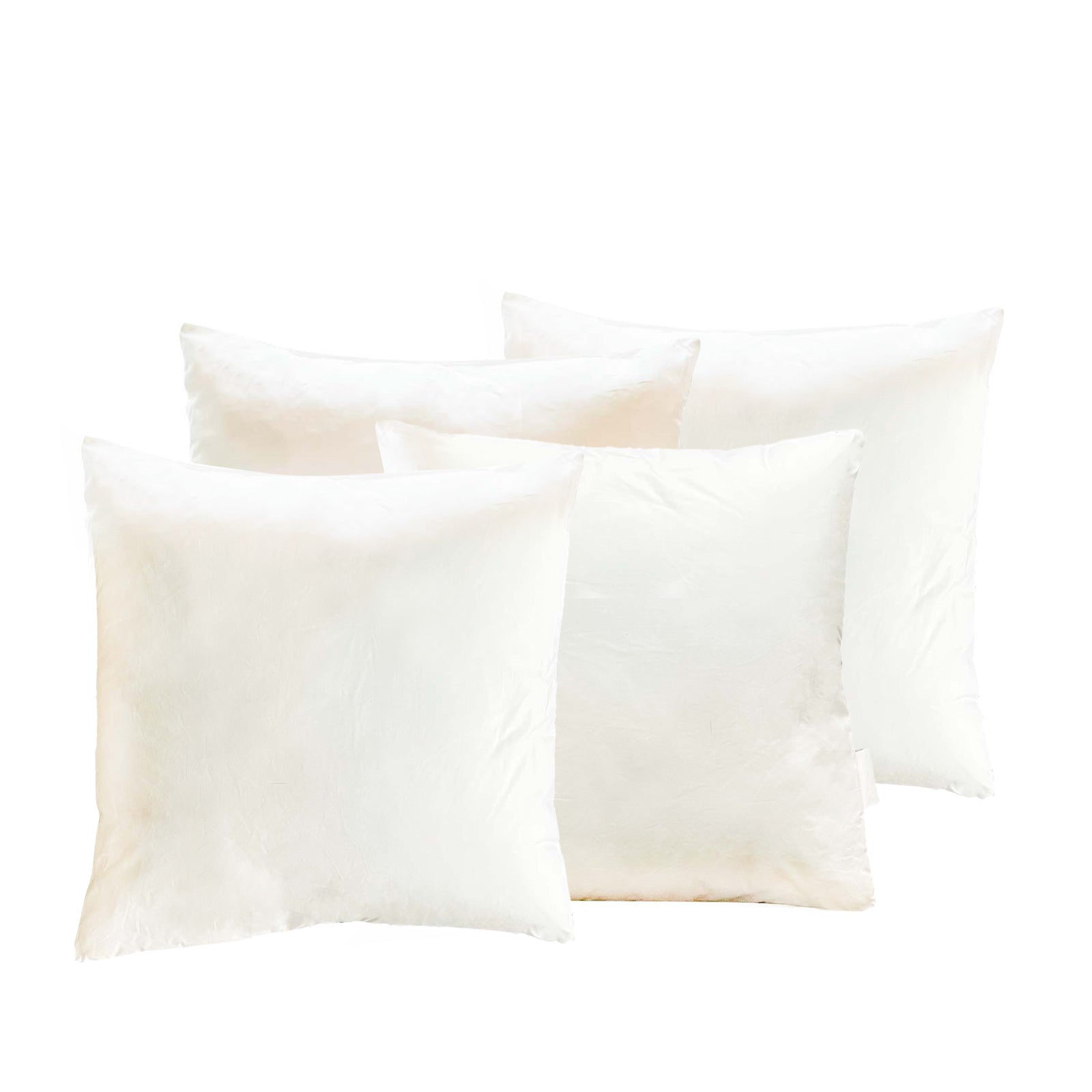 Square Pillow Insert in Down Alternative Microfiber
