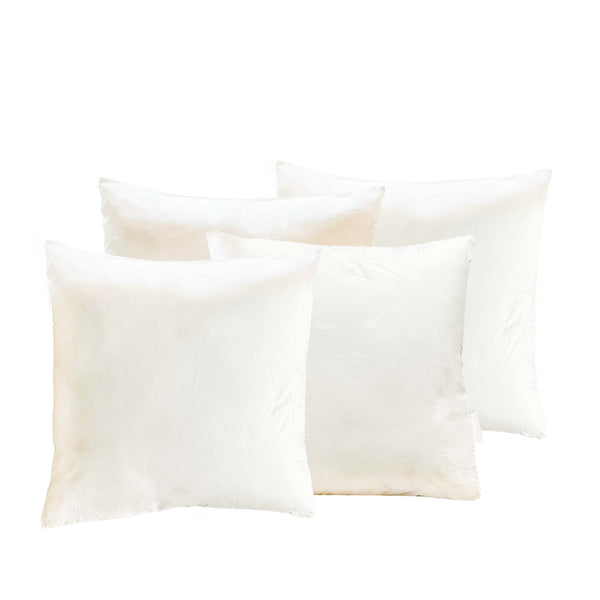 Cloth & Stitch Throw Pillow Inserts: Down Alternative | Down Alternative Square Pillow Insert - 4 Pack