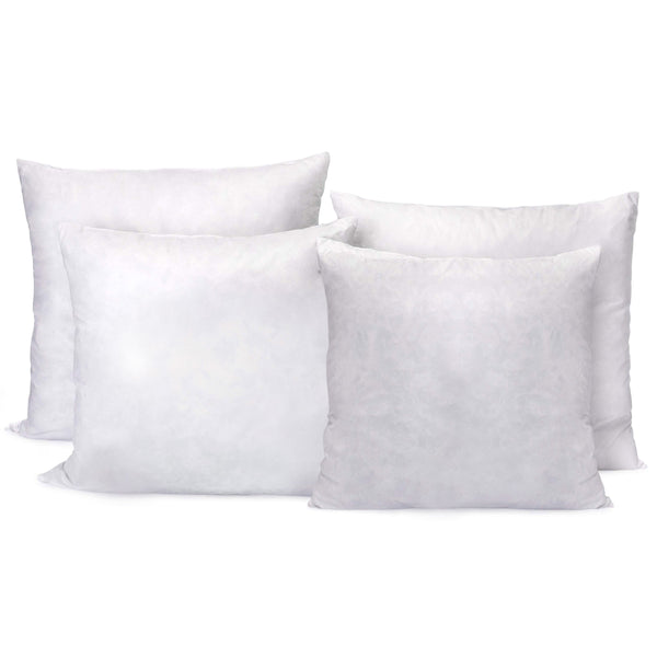 Cloth & Stitch Throw Pillow Inserts: Down Feather | Square Down Feather Pillow Insert - 4 Pack