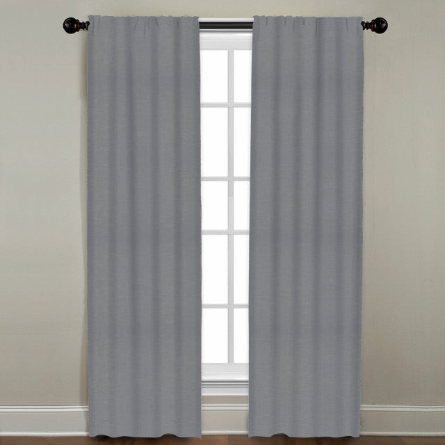 Solid Linen Window Panel