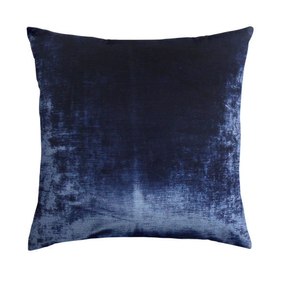 Dexter Throw Pillow Cover - Cloth & Stitch - blue velvet cushion cover