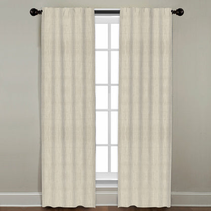 Solid Linen Window Panel