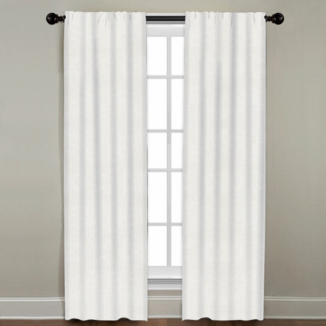 Solid Linen Window Panel