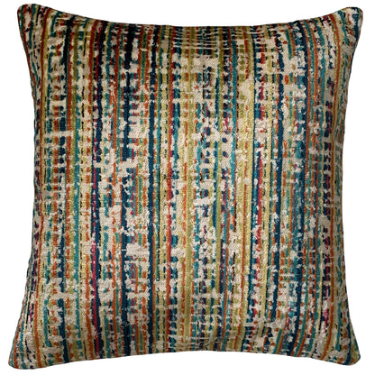 Amalia Burnout Striped Throw Pillow