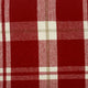 Red Plaid Throw Pillow Cover