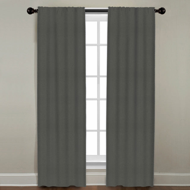 Solid Linen Window Panel