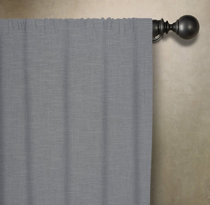 Solid Linen Window Panel