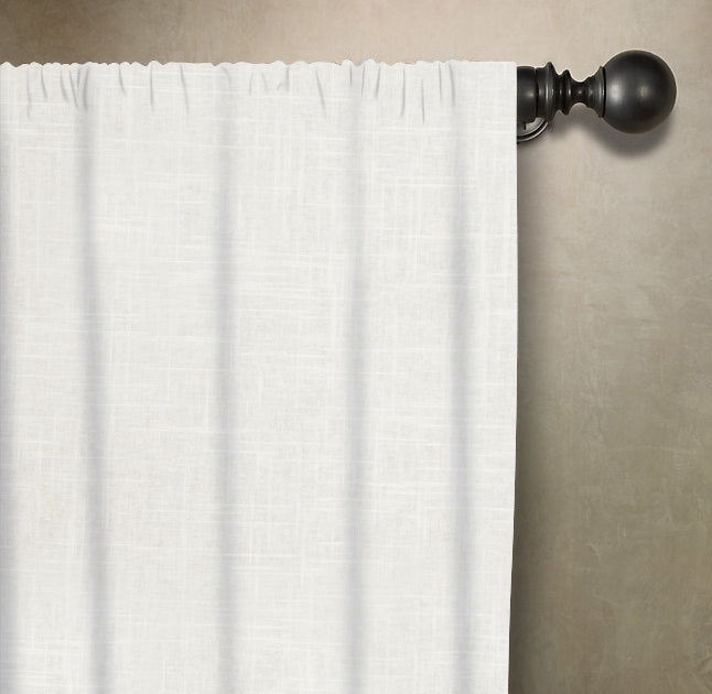 Solid Linen Window Panel