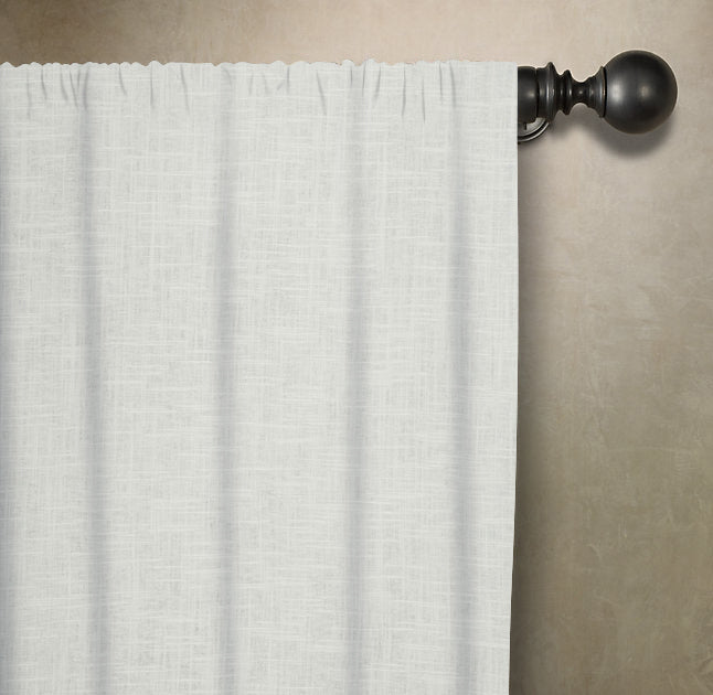 Solid Linen Window Panel