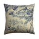 Blue Windermere Throw Pillow Cover